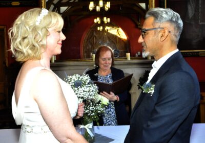 Special Wedding Announcement Musa Celik & Sonia Smith Tie The Knot at Wokingham Town Hall